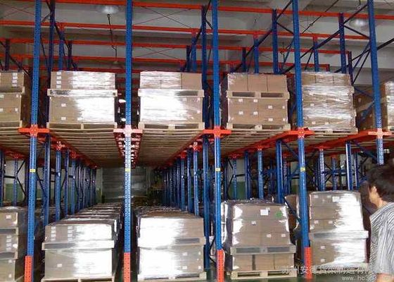 गुणवत्ता  Metal Drive In Pallet Racking Manufacturers 1500kg/Pallet Warehouse Shelving System कारखाना