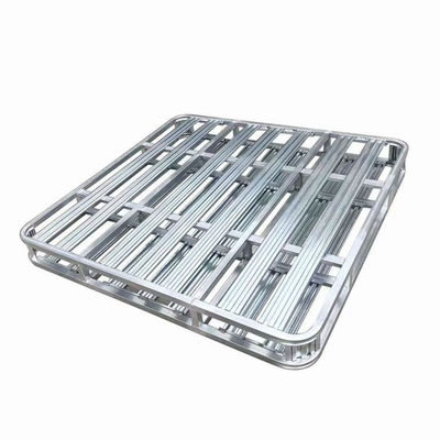 गुणवत्ता  Galvanized Heavy Duty Steel Pallet Warehouse Storage Stackable Metal Pallets कारखाना