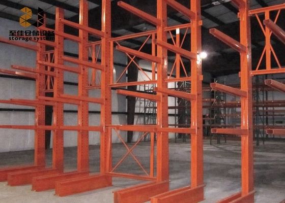 संक्षारण संरक्षण औद्योगिक पैलेट रैक अनुकूलित रंग के साथ सुरक्षित रैक कैंटिलीवर