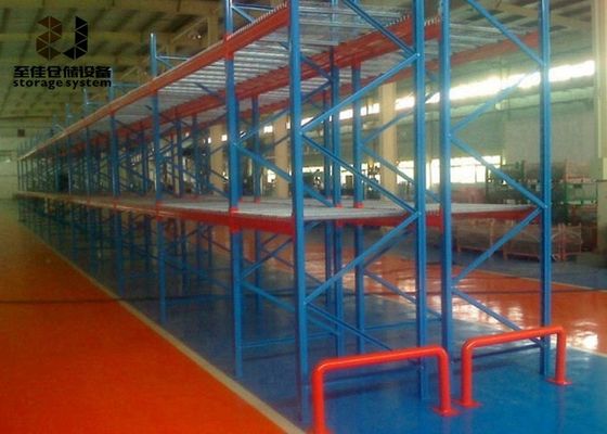 स्टील Q235 / Q345 अधिकतम 4500kg प्रति स्तर पावर कोटेड पैलेट रैक सिस्टम