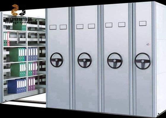 उच्च घनत्व फ़ाइल भंडारण प्रणाली आसान इकट्ठा मोबाइल फाइलिंग कैबिनेट प्रणाली